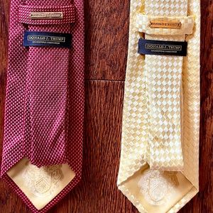 Set of two Donald J. Trump Signature Ties
